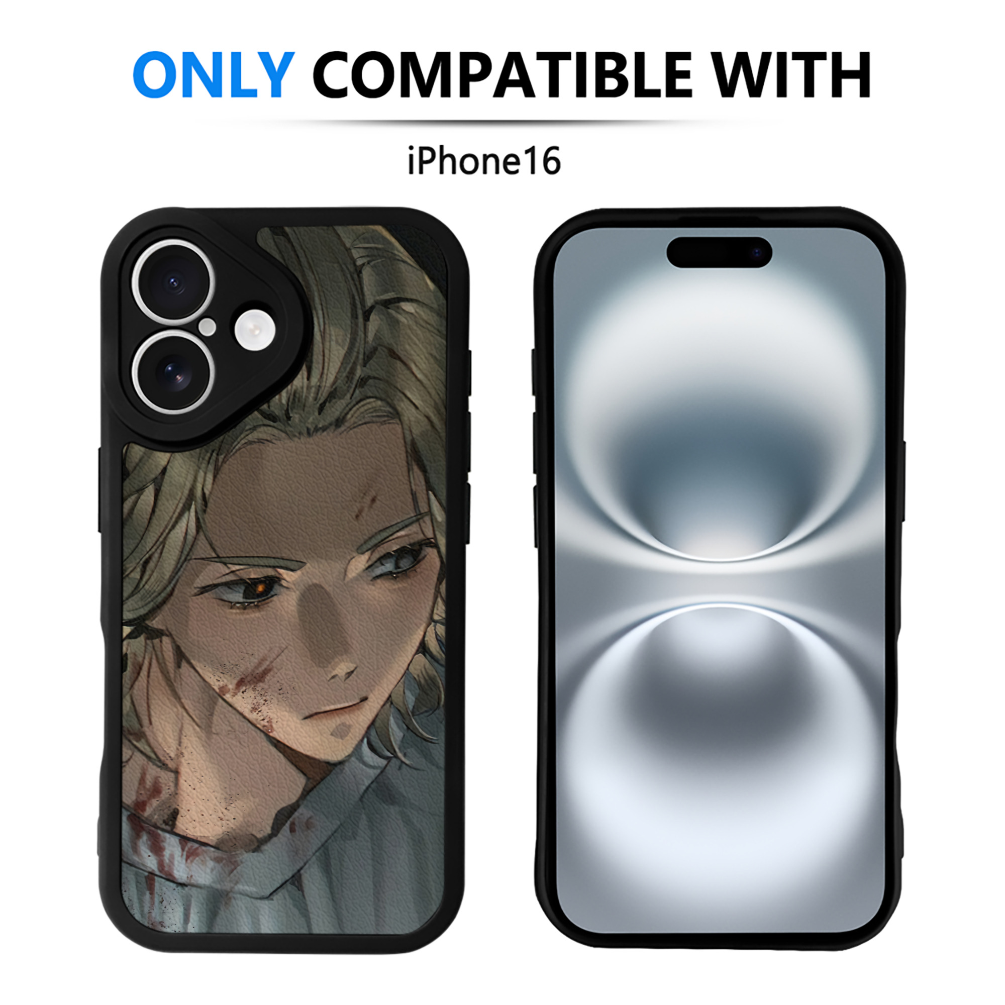 （画像用） 東京リベンジャーズ Tokyo Revengers 【iPhone 16シリーズ対応】シリコンスマホケース（レザー調） 材質：シリコン